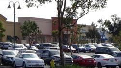 Santee Town shopping Center and trolley station