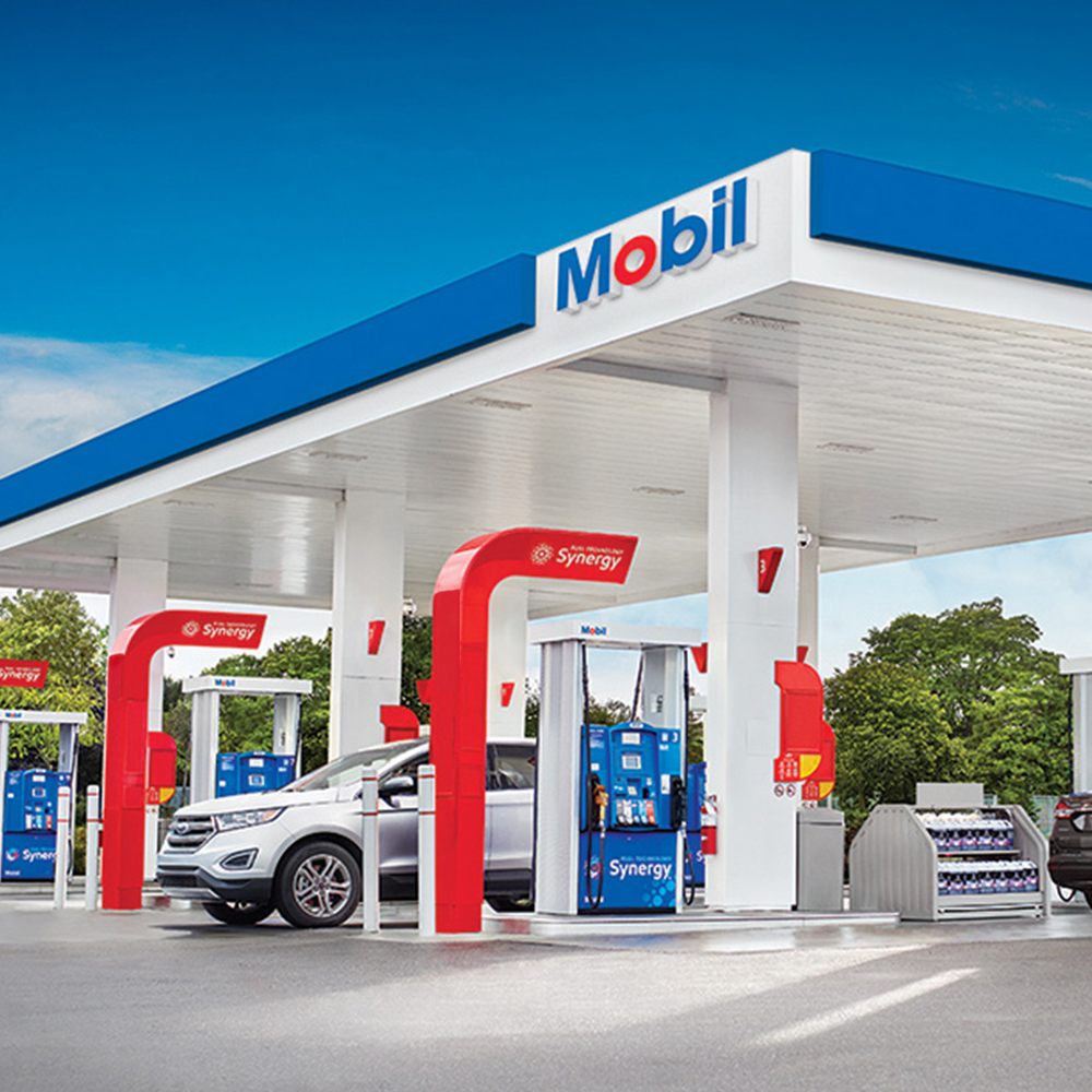Mobil Gas Station Oasis Diesel Fuel