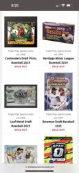 Triple Play Sports Cards