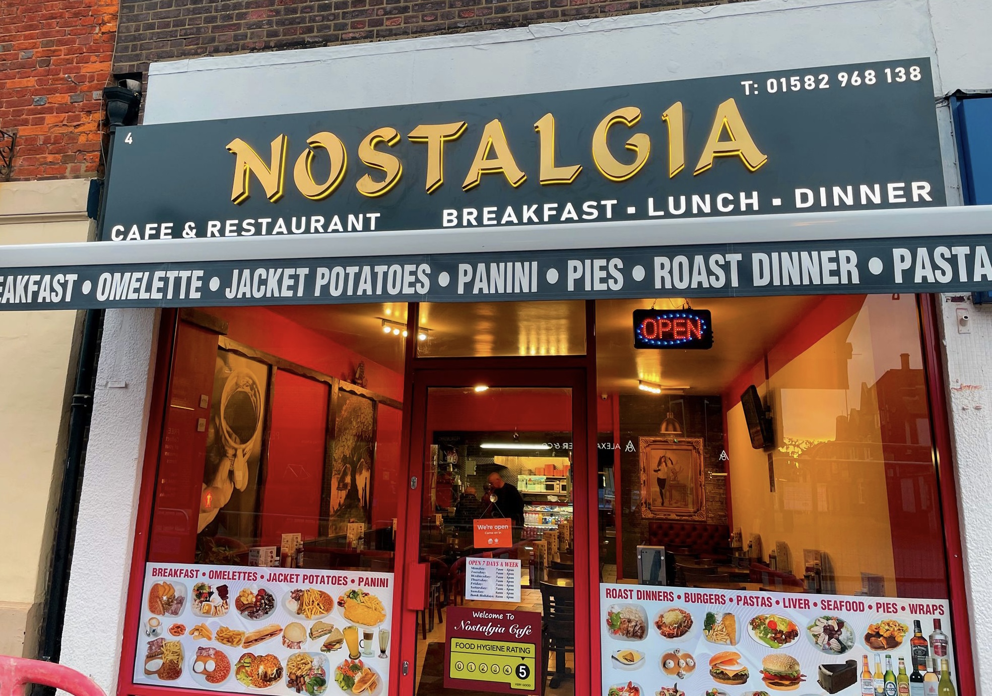 Cafe Nostalgia dunstable