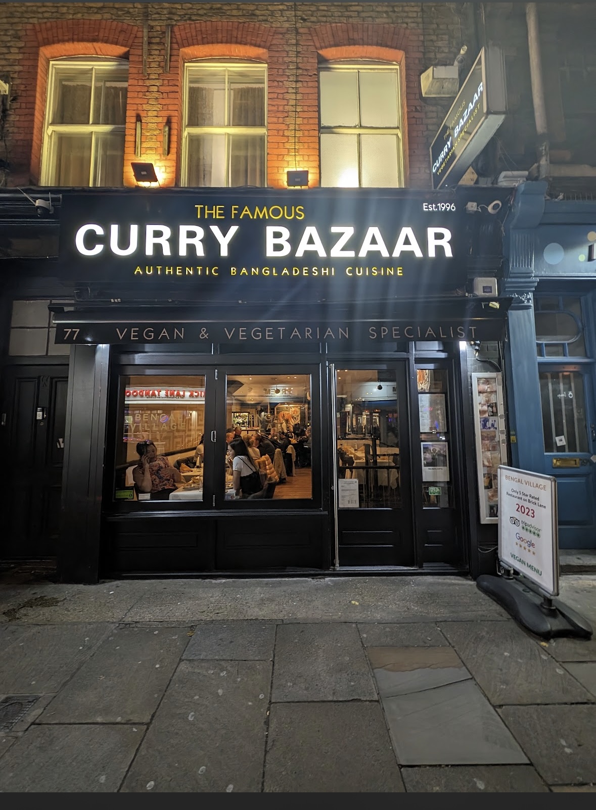 The Famous Curry Bazaar | Best Curry House in Brick Lane