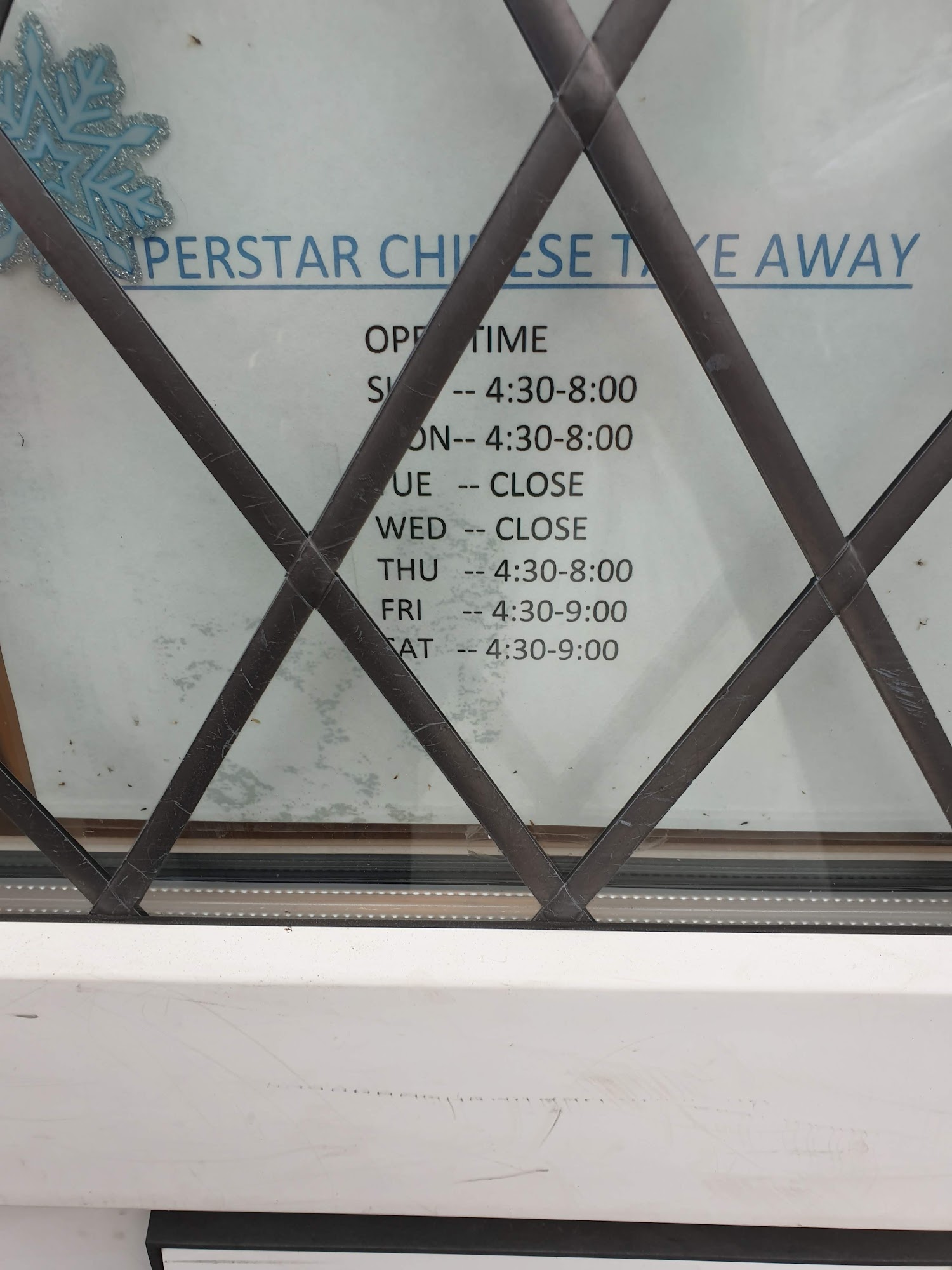 Superstar Chinese Takeaway