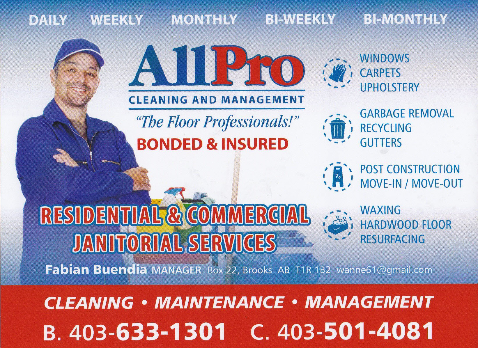All Pro Cleaning & Management