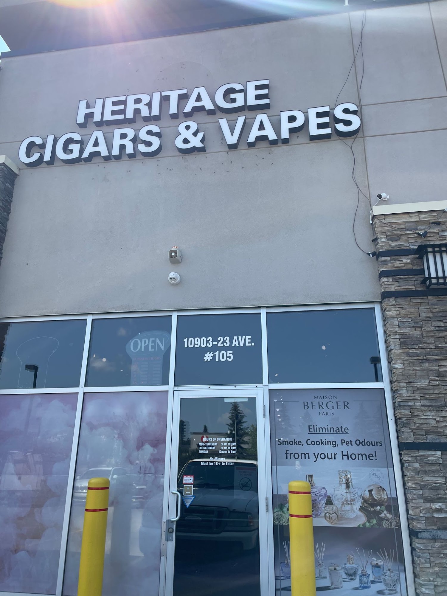 Heritage Cigars & Vapes, South Edmonton