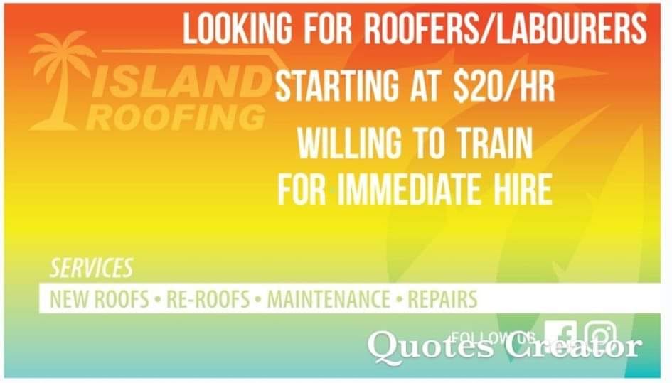 Island Roofing Ltd 10023 100 Ave, Westlock Alberta T7P 1T7