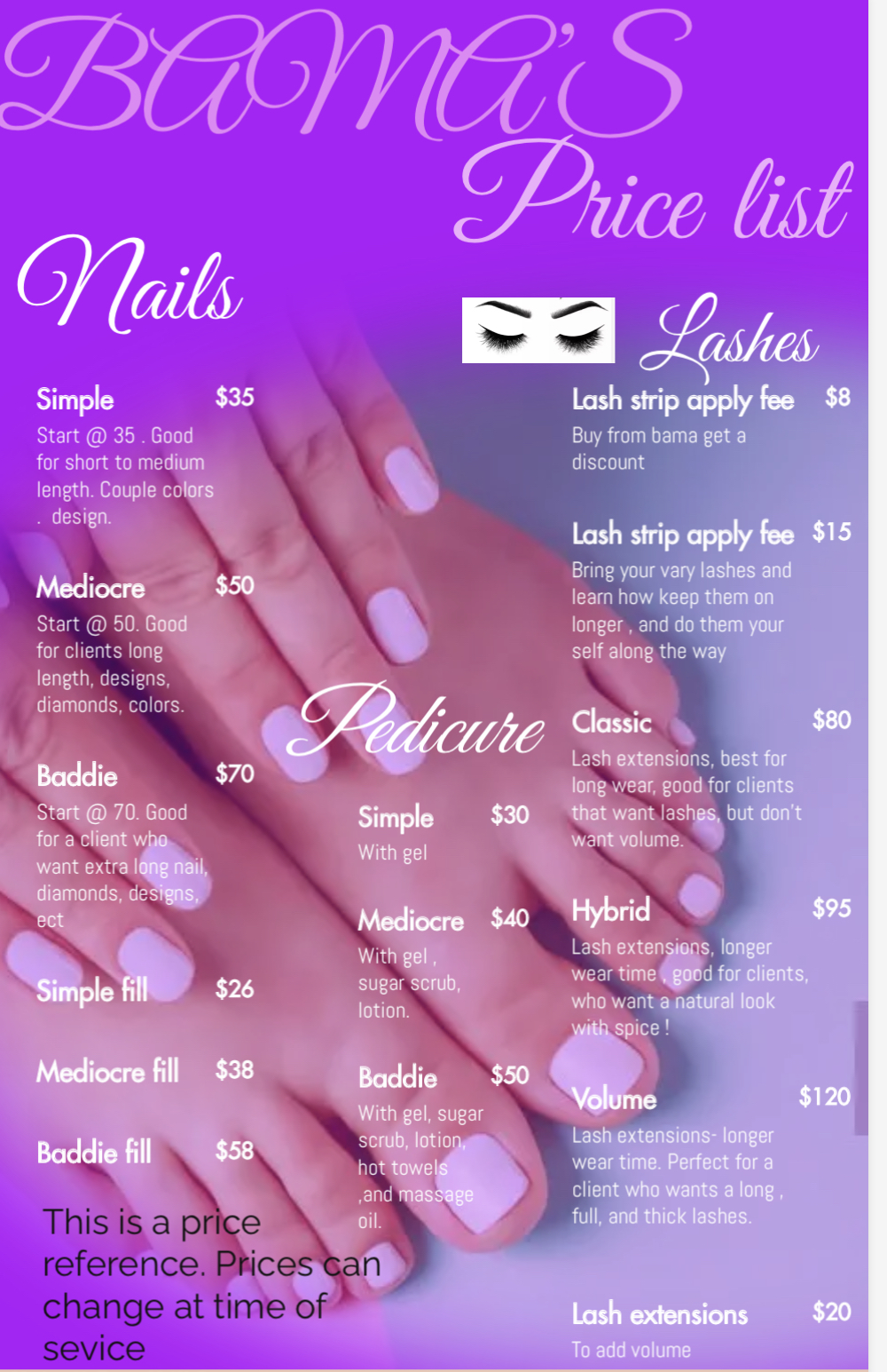 Bamas Lashes and Nails