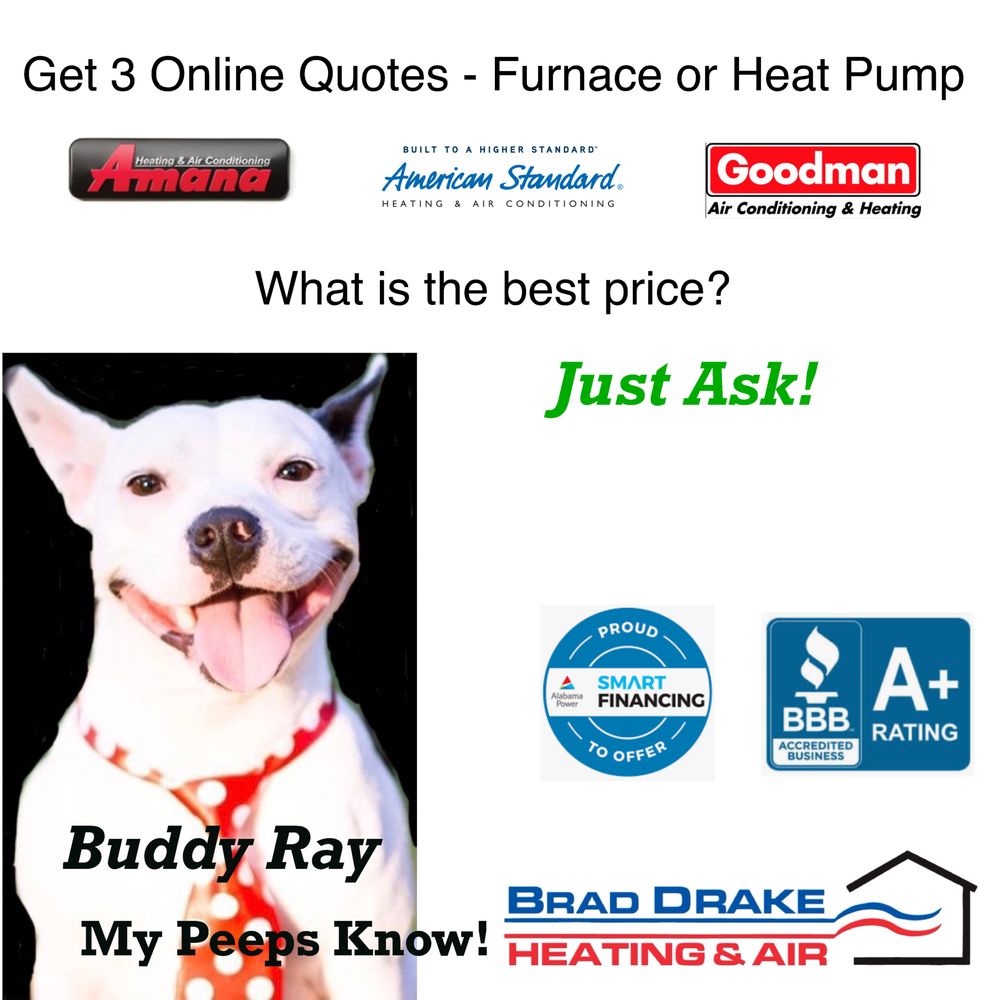 Brad Drake Heating & Air 5937 Tommy Town Rd, Mt Olive Alabama 35117