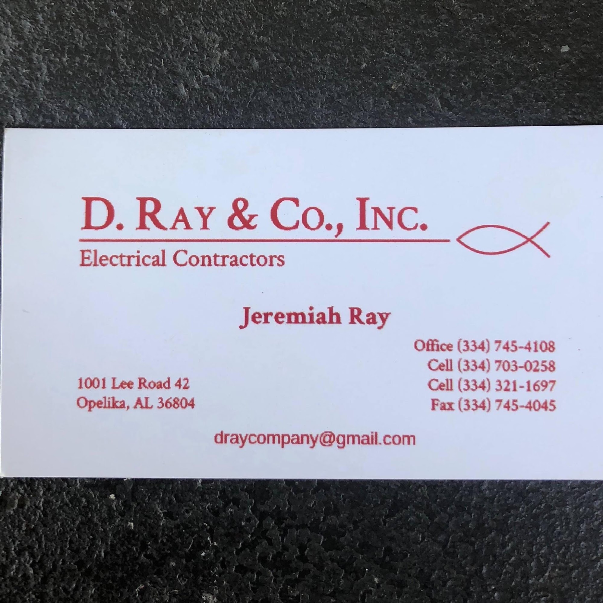 D Ray & Co Electrical Contractor