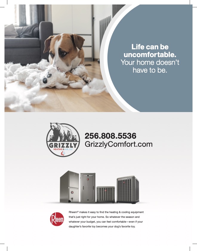 Grizzly Heating and Air 6609 SE Emmett Dr, Owens Cross Roads Alabama 35763