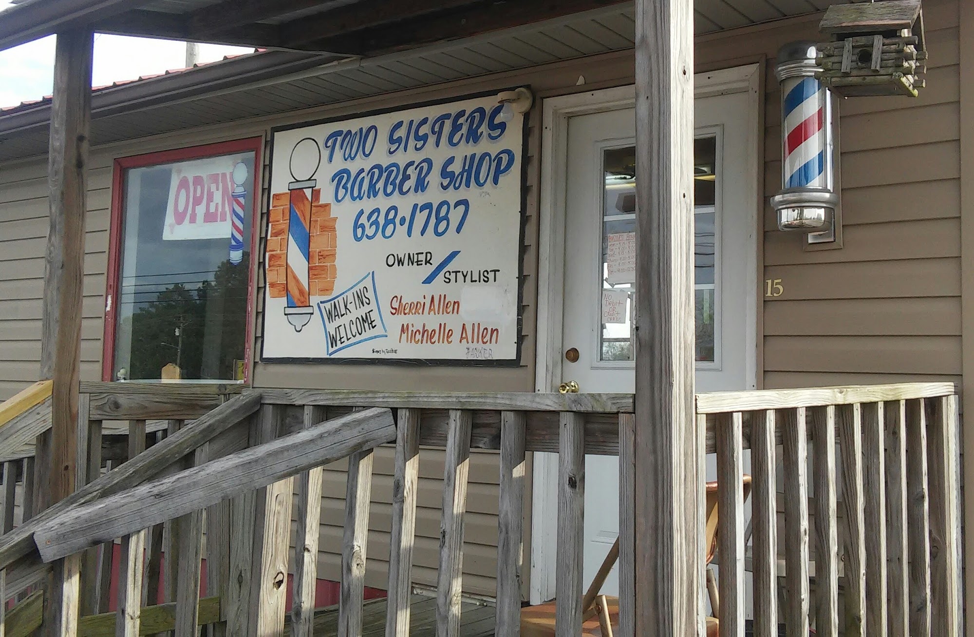 Two Sisters Barber Shop 15 Thompson Ave, Rainsville Alabama 35986