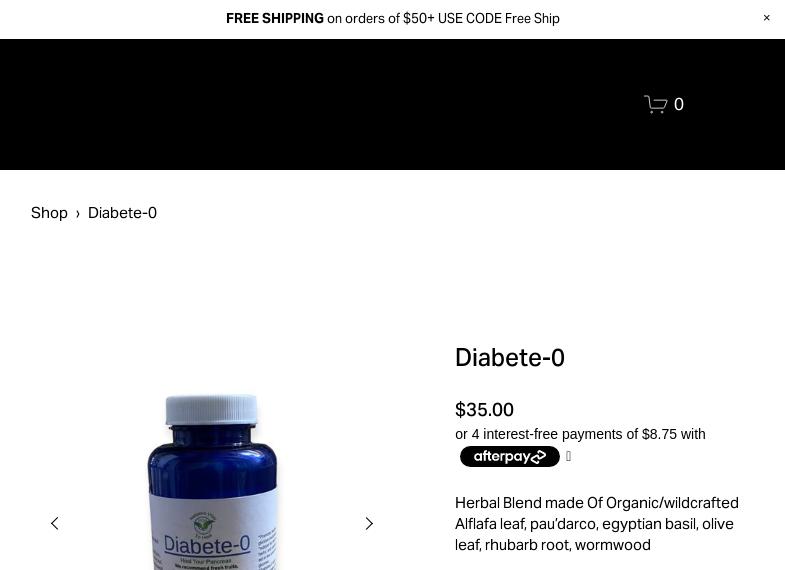 Nature's Way To Heal Menu