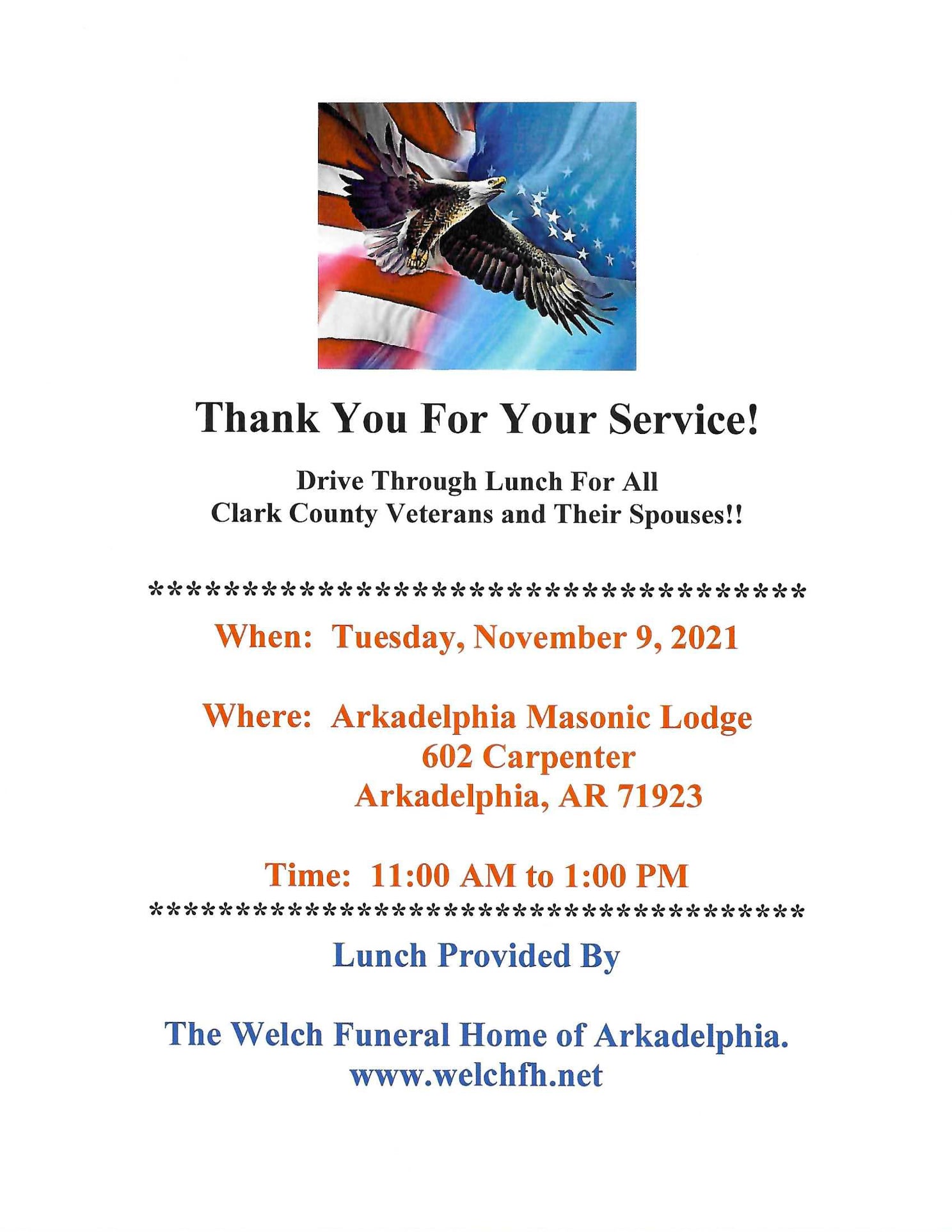 Welch Funeral Home 202 S 4th St, Arkadelphia Arkansas 71923