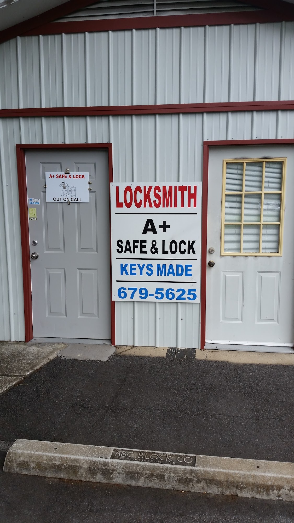 A+ Safe & Lock LLC 154 A S Broadview St, Greenbrier Arkansas 72058