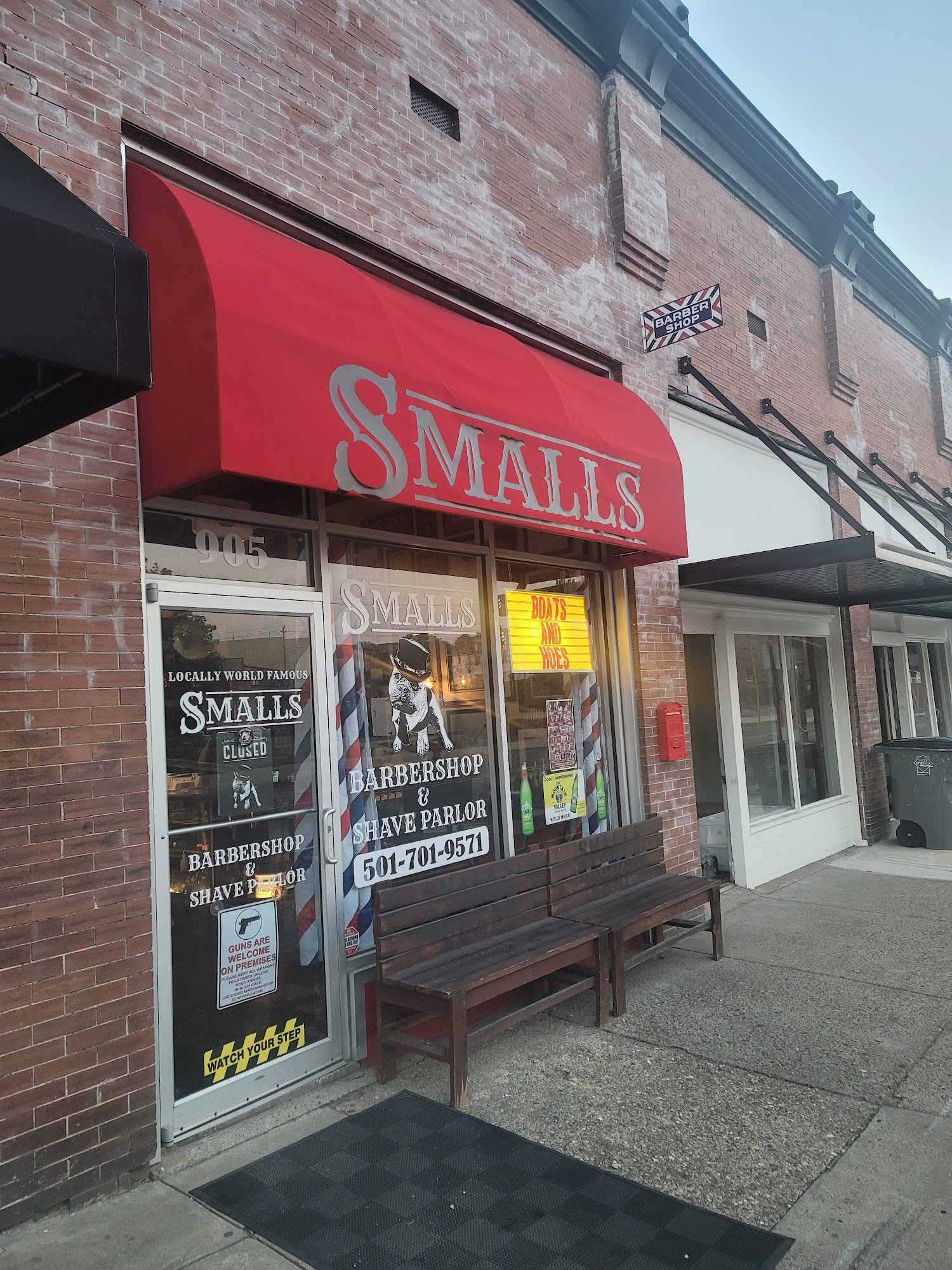 SMALL'S BARBER SHOP & SHAVE PARLOR