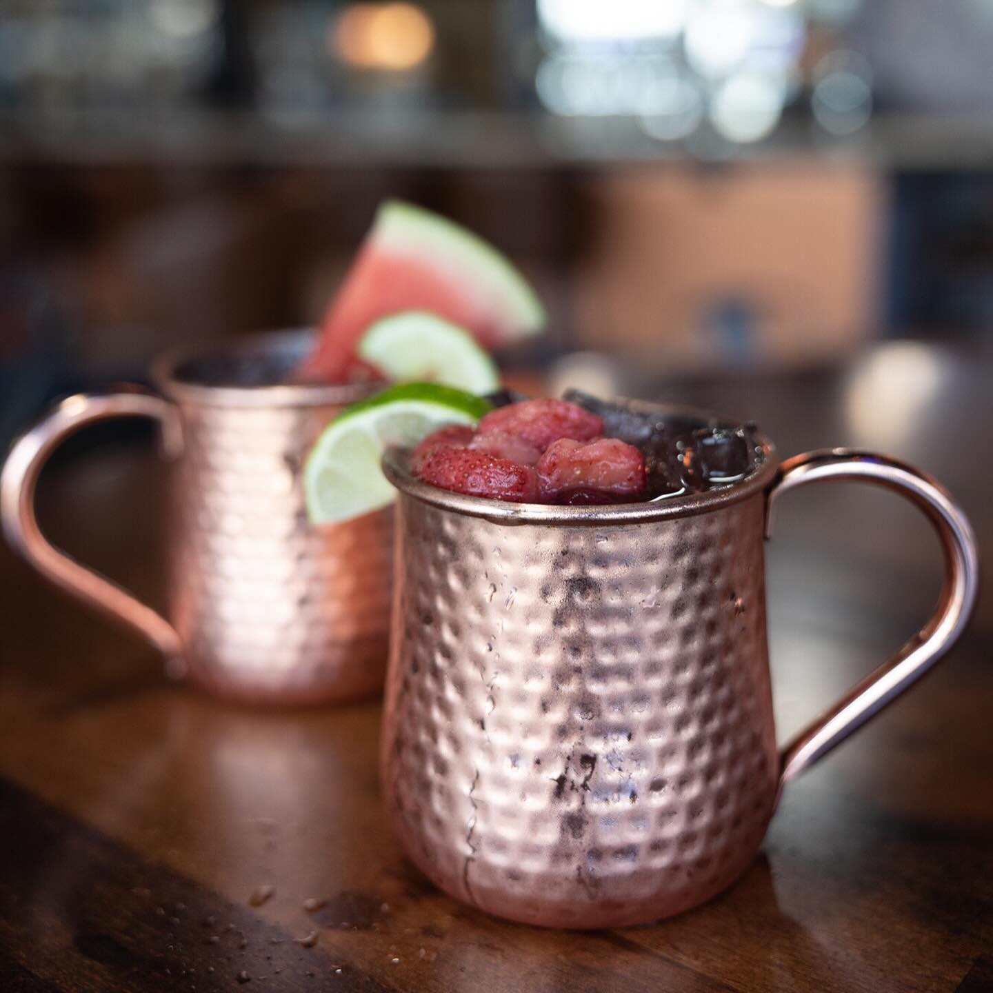 Copper Mule Table & Tap- Heights
