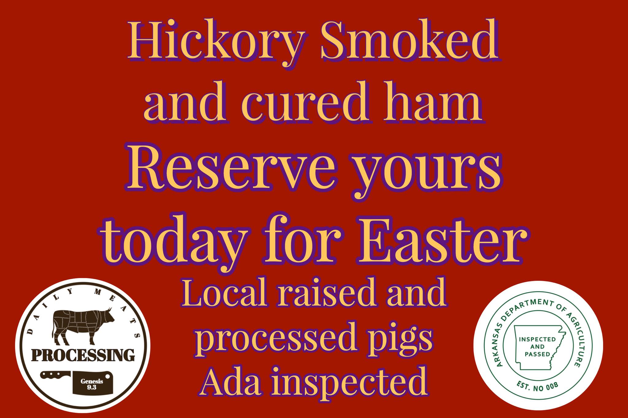 Daily Meats Processing Menu