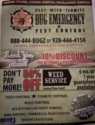 Bug Emergency Pest Control