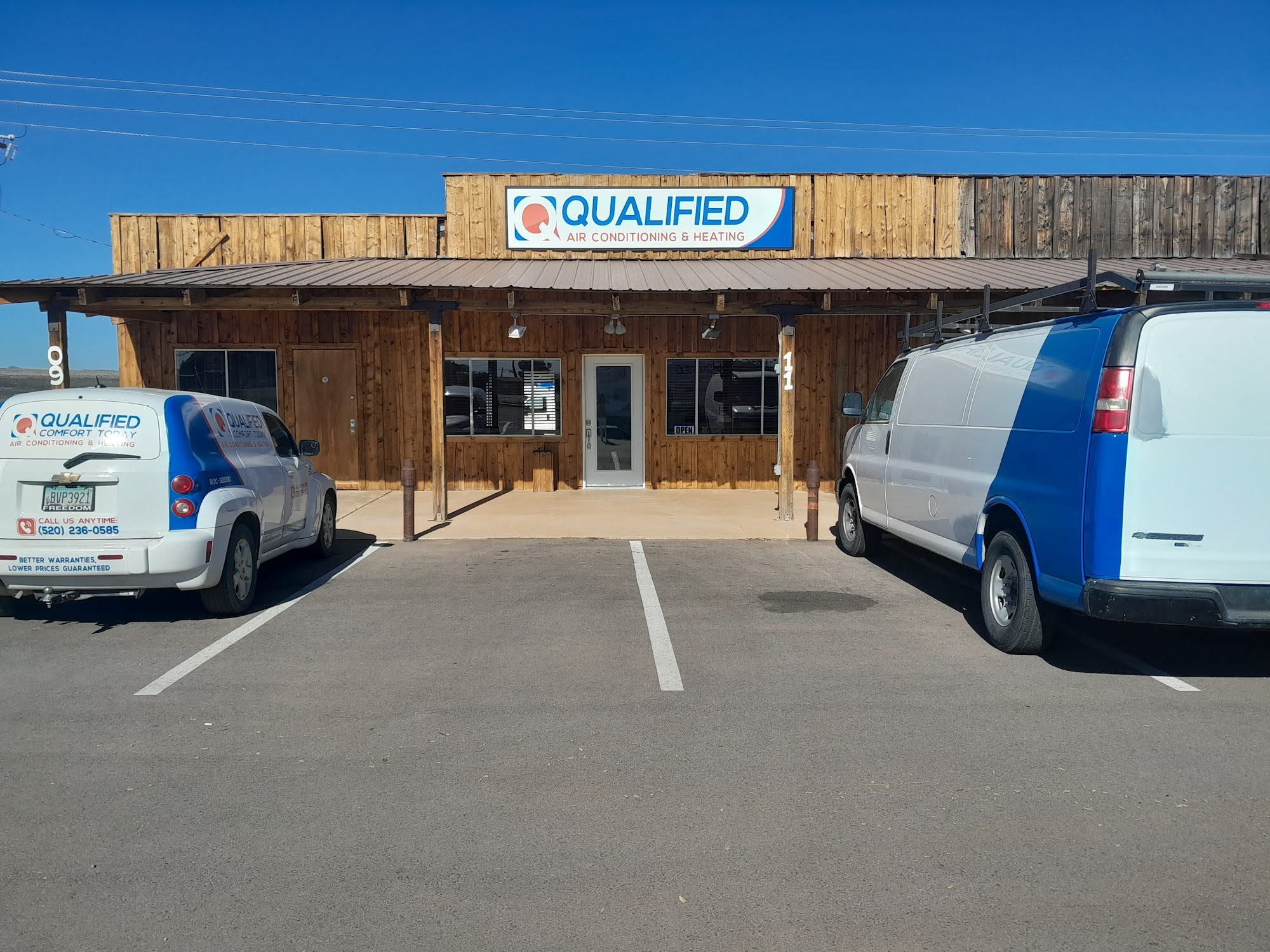 Qualified Comfort Air Conditioning and Heating 111 North Huachuca Boulevard, Huachuca City Arizona 85616