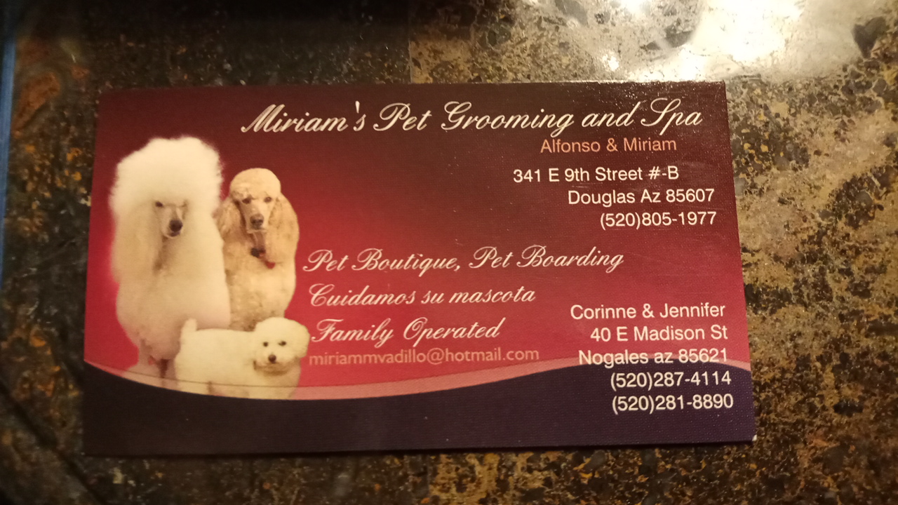 Miriam's Pet Grooming Nogales Nogales