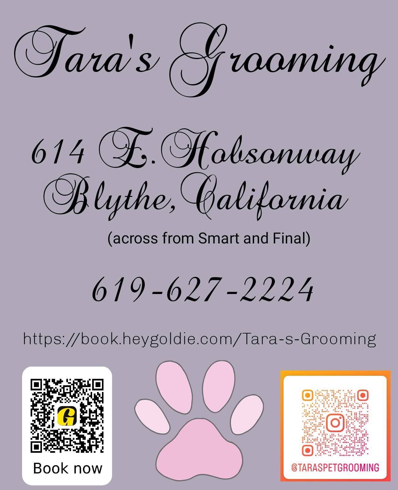 Tara's Grooming 100 E Main St, Quartzsite Arizona 85346