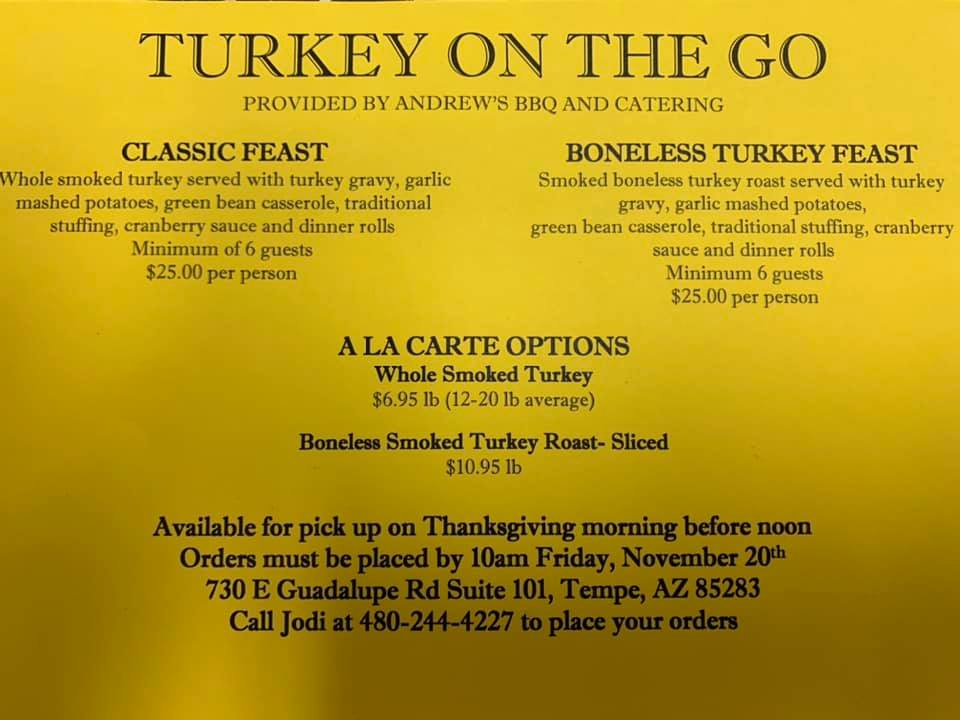 Andrews Catering Menu