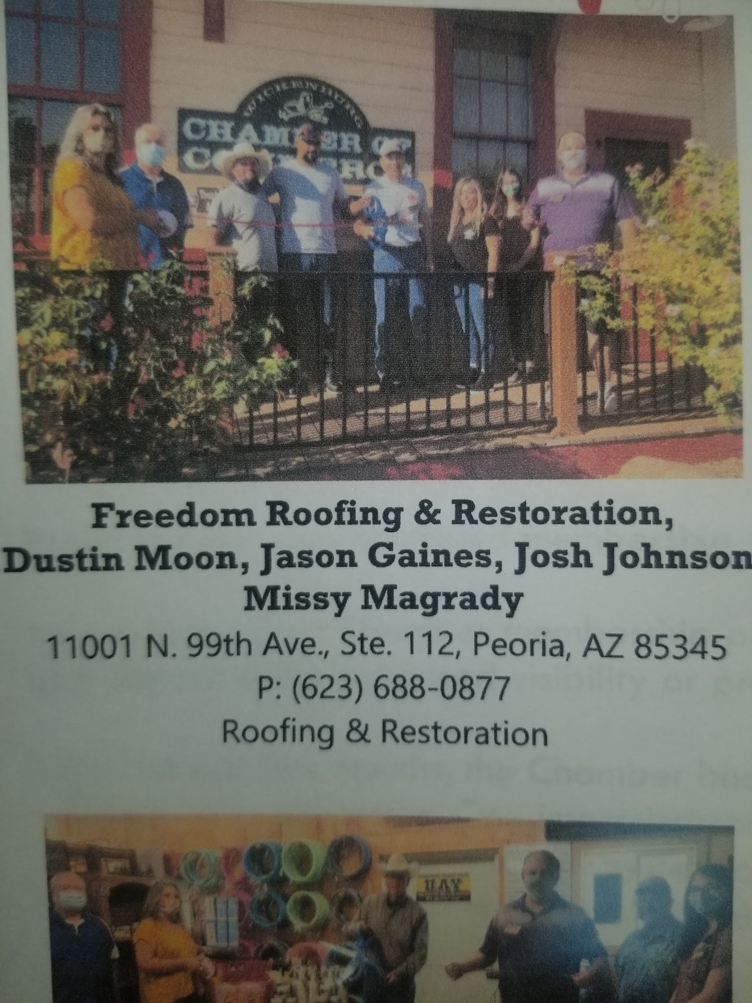 Freedom Roofing & Restoration, LLC 30358 U.S. Hwy 60 89 Ste A/B, Wickenburg Arizona 85390