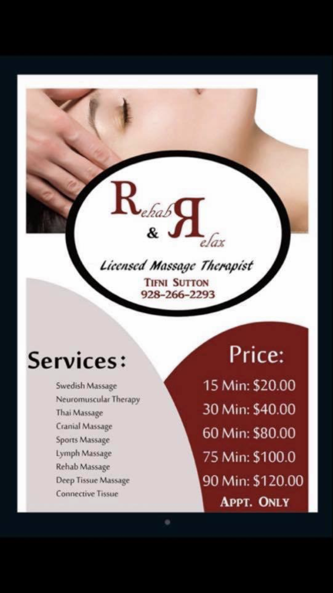 Rehab Relax Massage Therapy LLC.