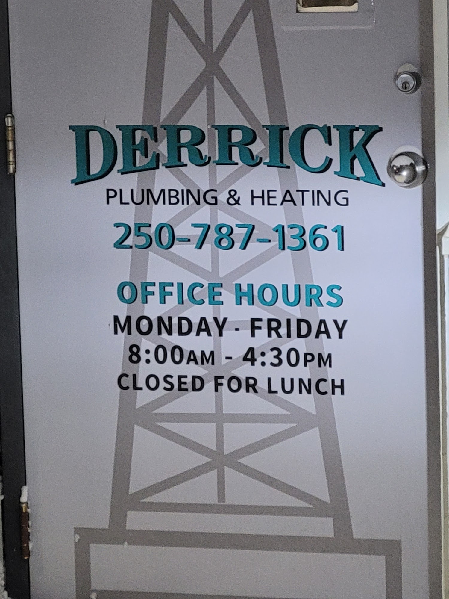 Derrick Plumbing & Heating Ltd 10220 94 Ave, Fort St John British Columbia V1J 4X3