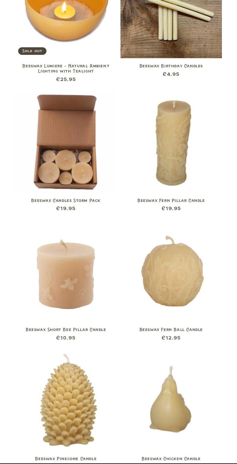 Fredrich's Honey Menu