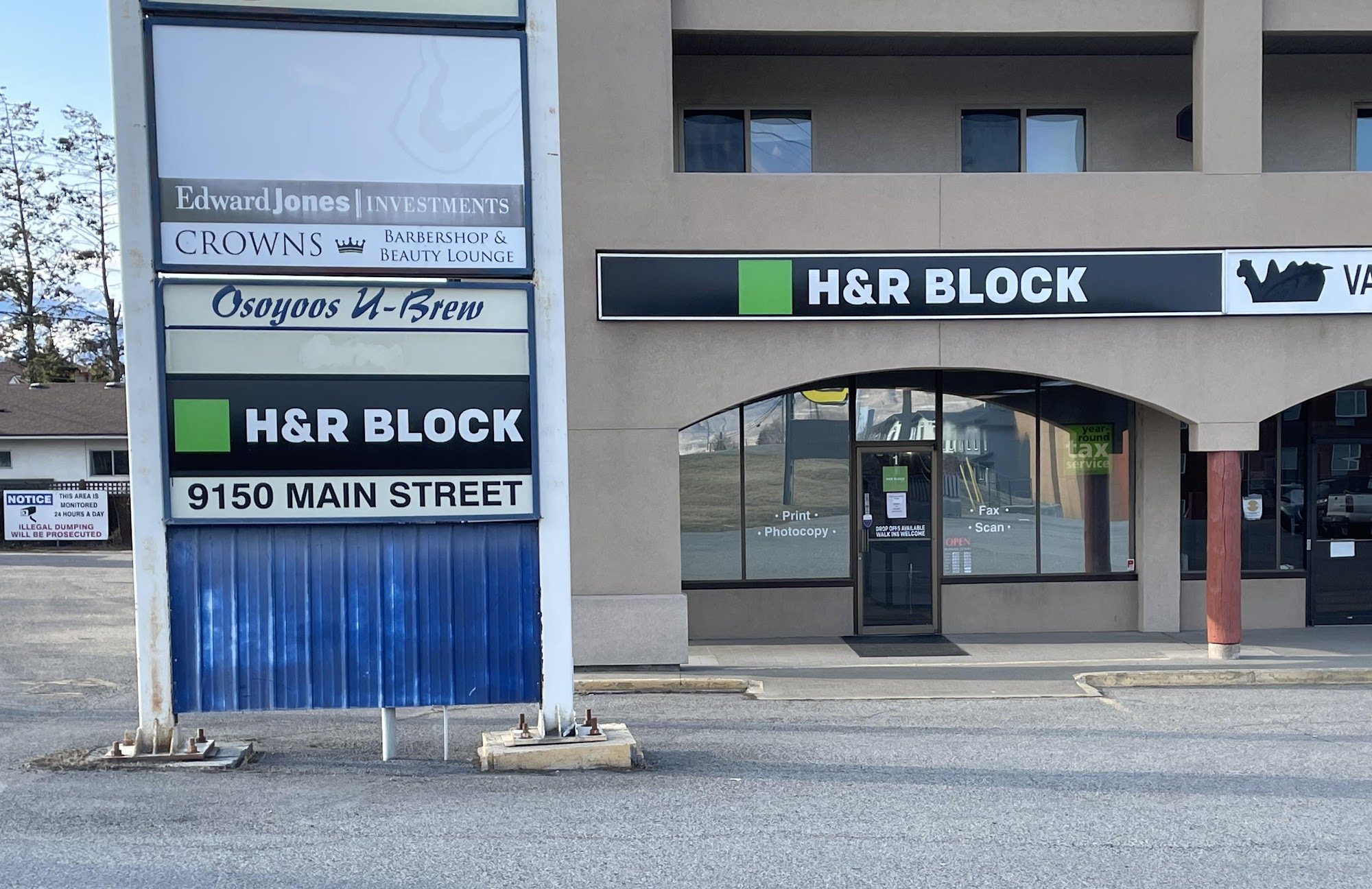 H&R Block 9150 Main St Unit 1, Osoyoos British Columbia V0H 1V2