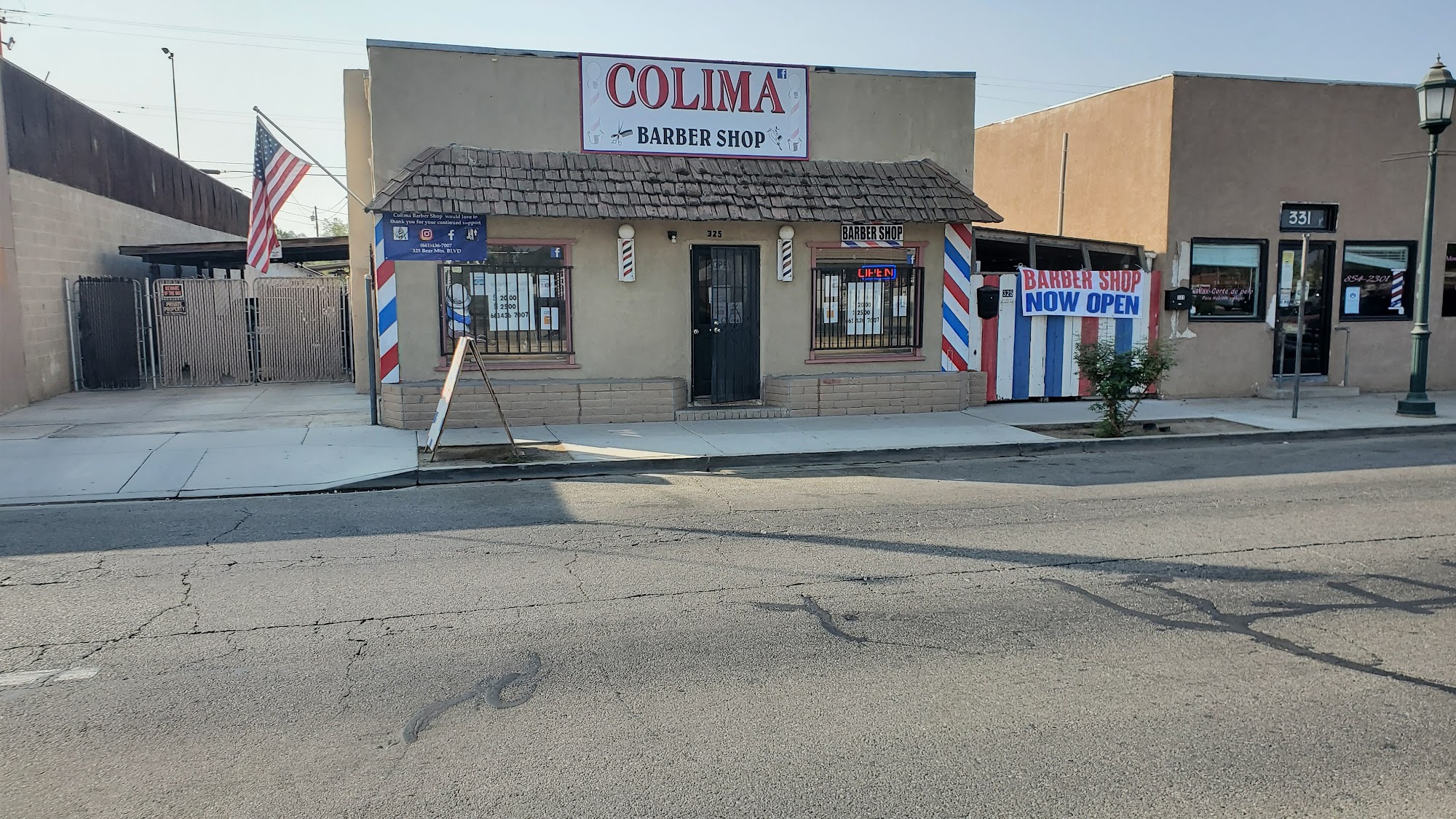 Colima Barber shop 325 Bear Mountain Blvd, Arvin California 93203