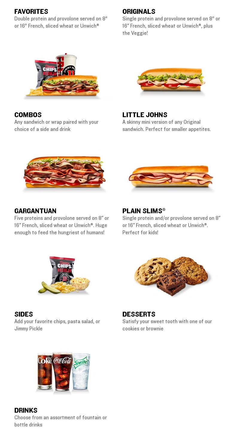 Jimmy John's Menu