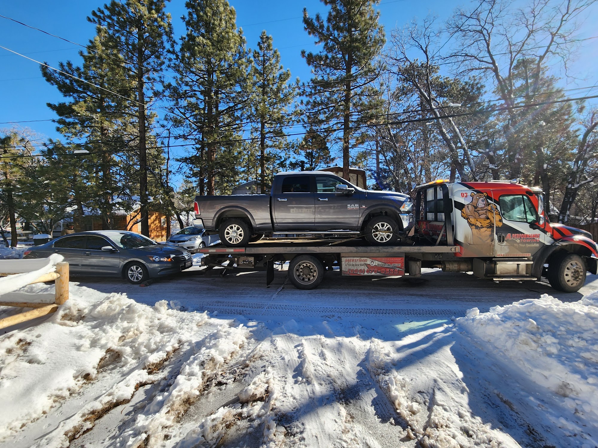 A Performance Towing INC. 42159 Big Bear Blvd, Big Bear Lake California 92315