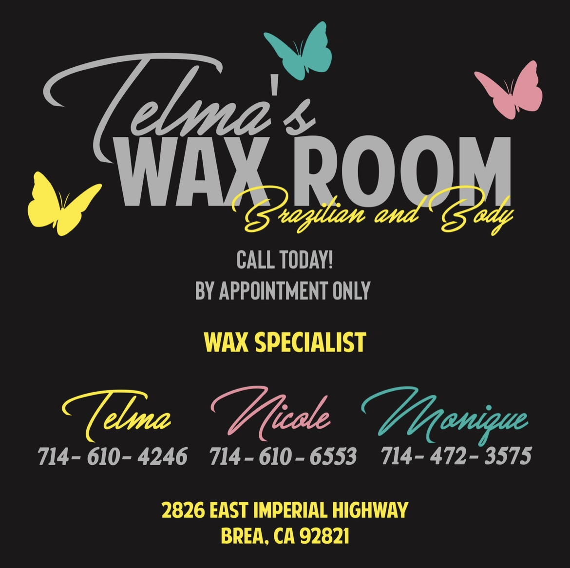 Telmas Wax Room