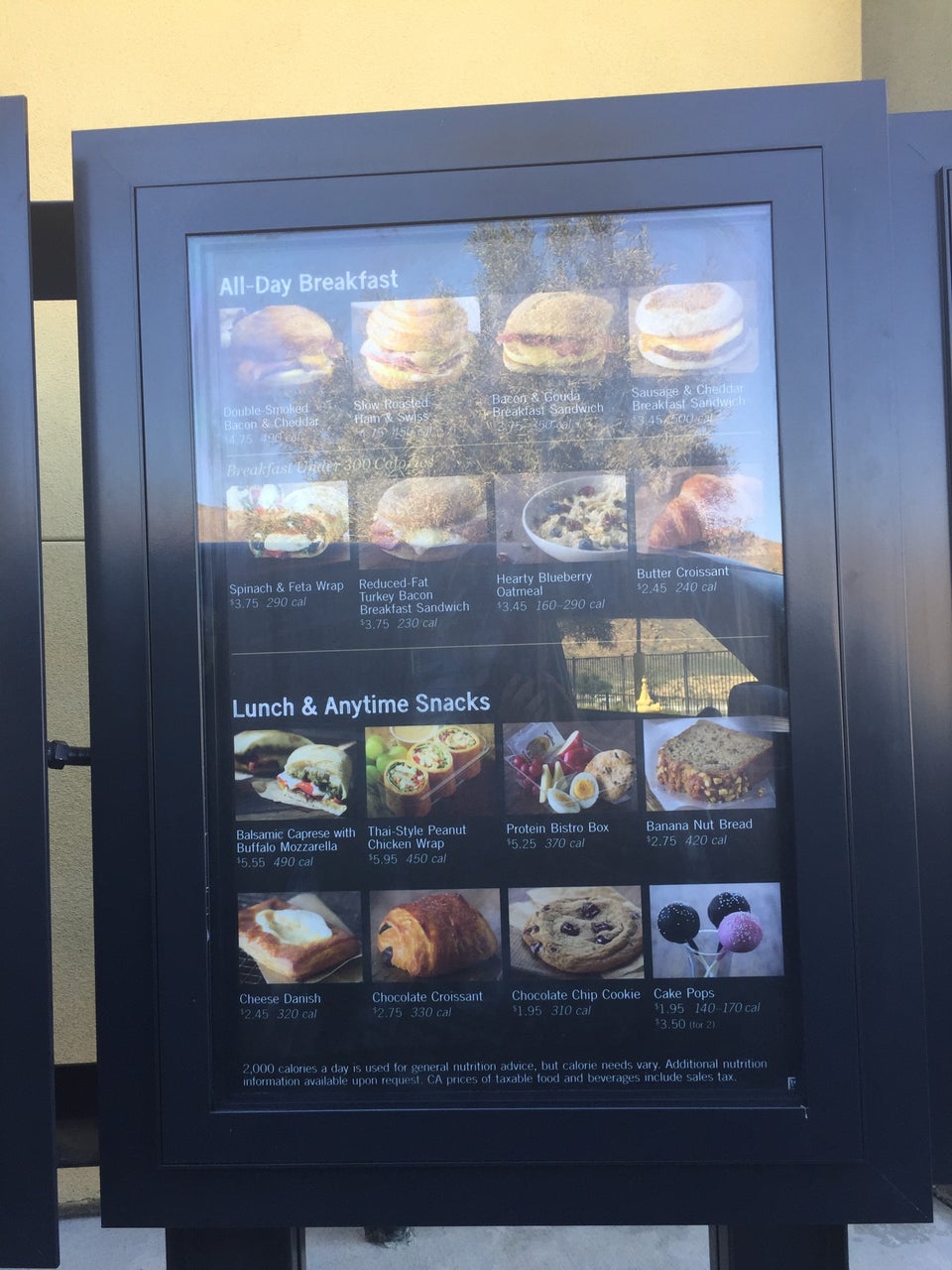 Starbucks Menu