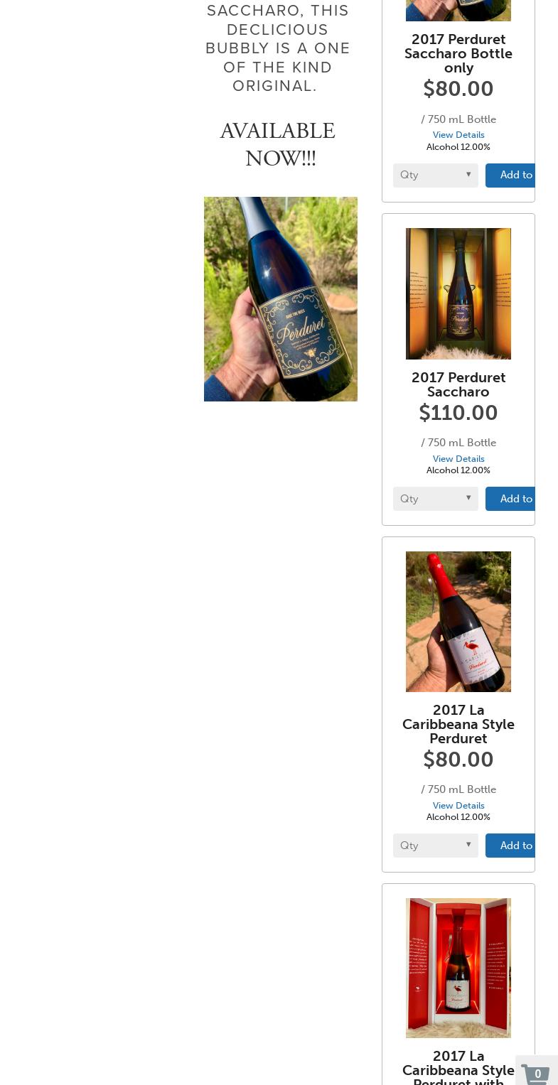 Pearson Brothers Honey Winery. Menu