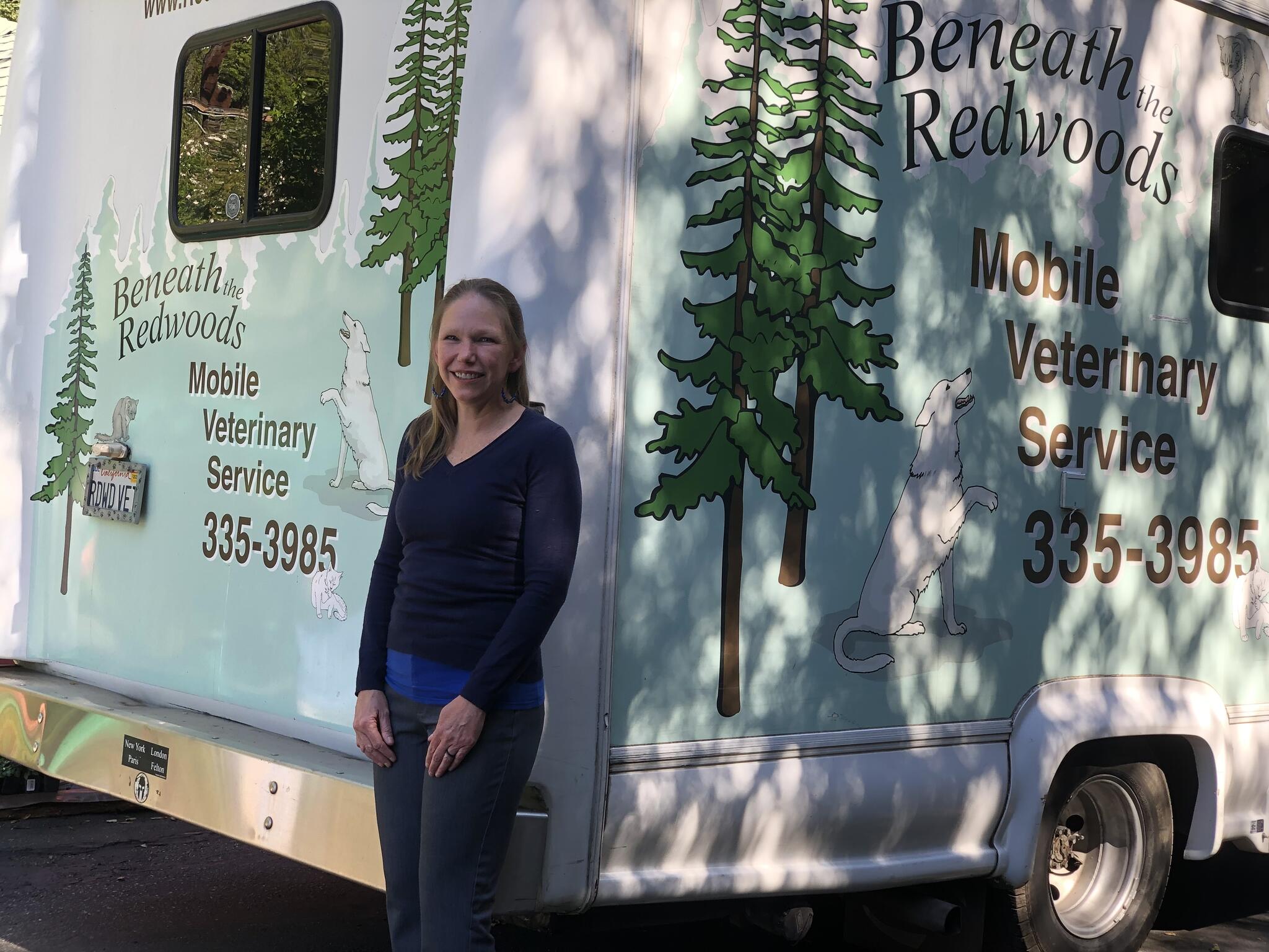 Beneath the Redwoods Mobile Vet 11730 Lakeshore Drive, Felton California 95018