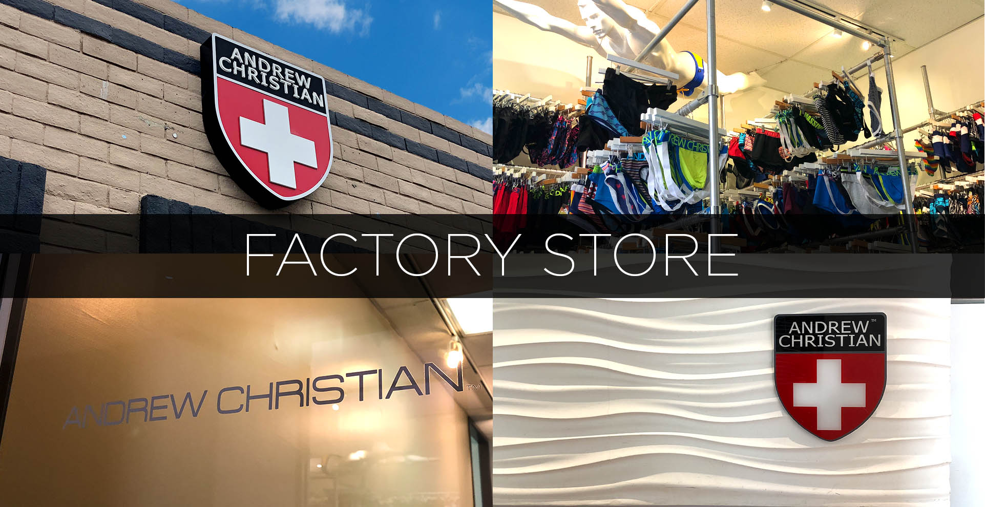 Andrew Christian - Factory Store Boutique