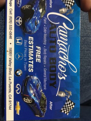 Camacho Body Shop La Puente