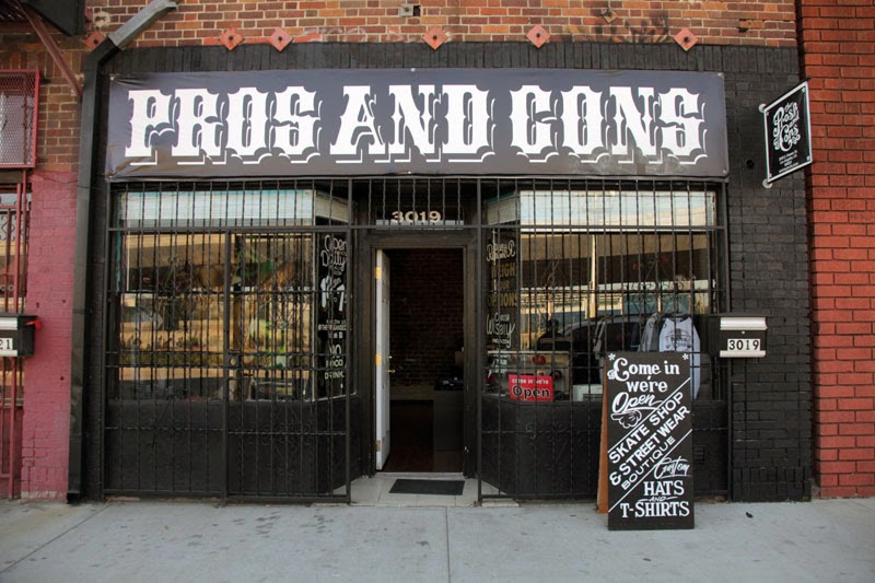 Pros & Cons Skateshop