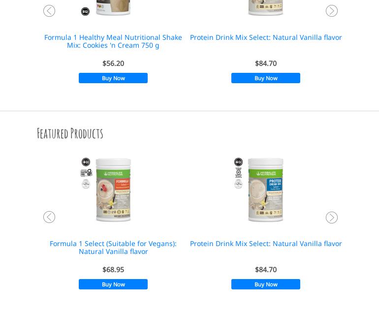 Ultimate Fit Nutrition Menu