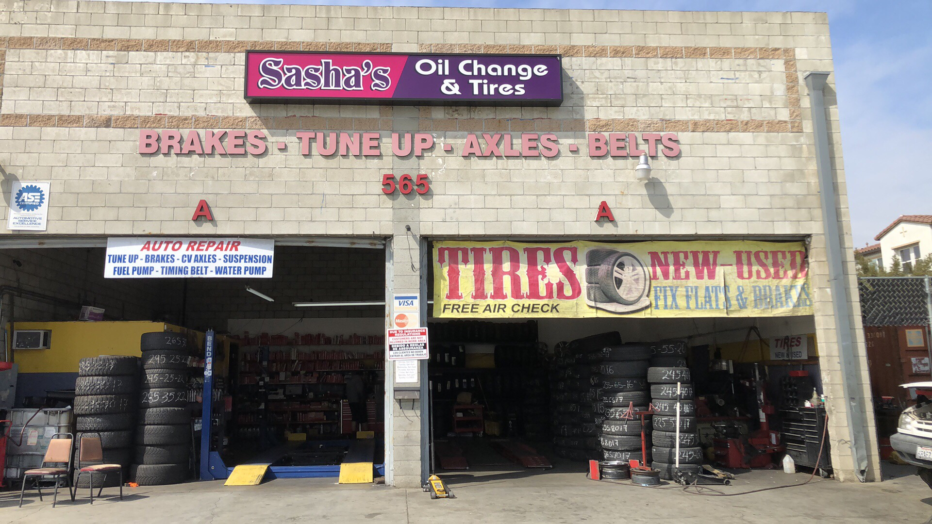 Sasha's Oil Change & Tires