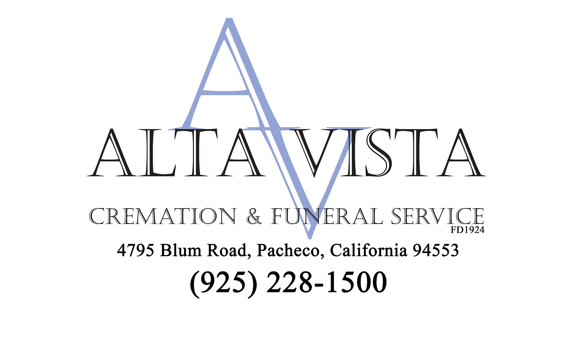 Alta Vista Cremation & Funeral Service 4795 Blum Rd, Pacheco California 94553