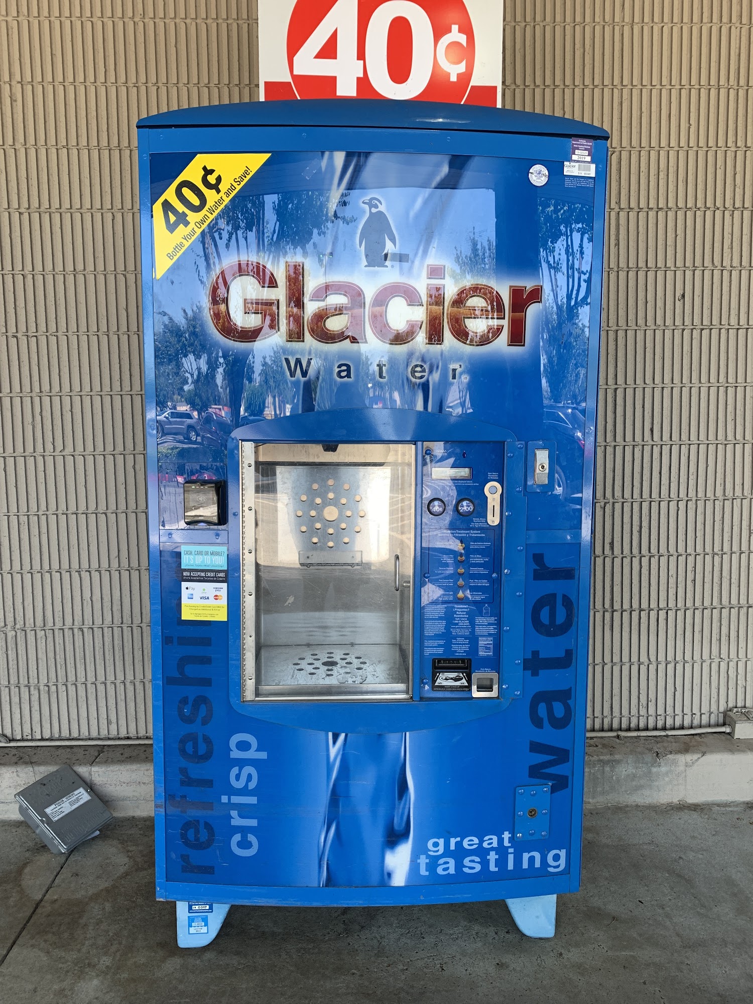 Glacier Water Refill Station