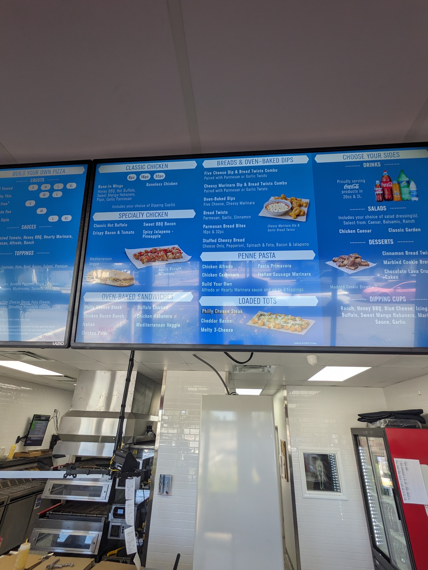 Domino's Pizza Menu