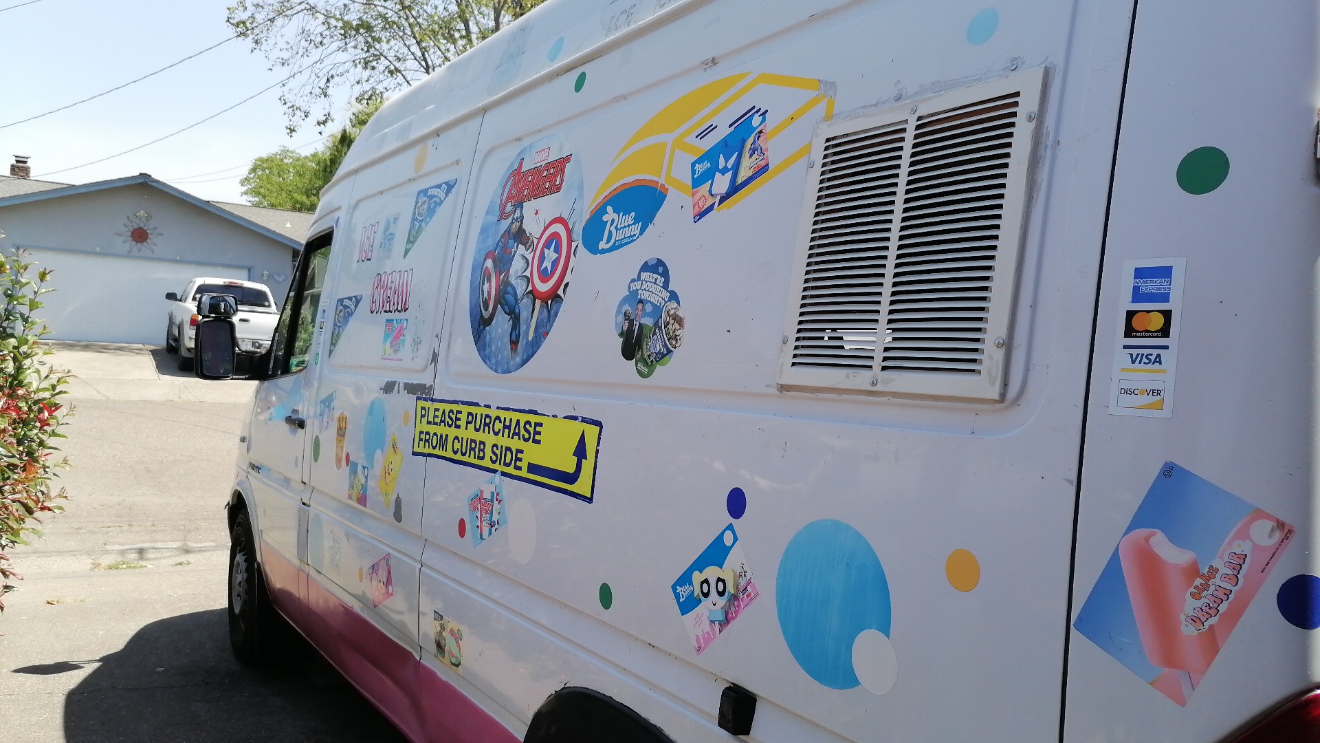 Ice queen ice cream truck