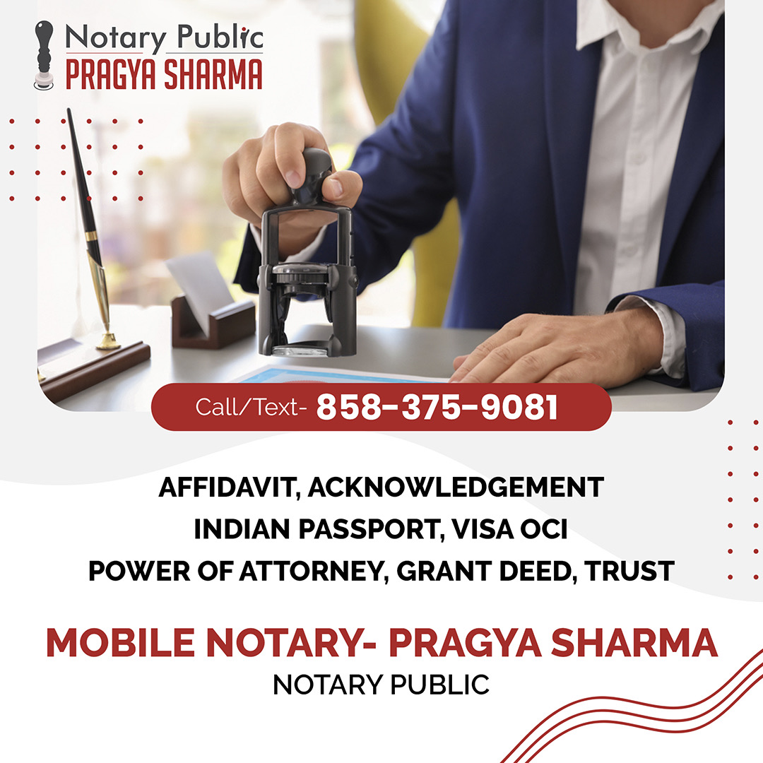 Notary Public - Pragya Sharma