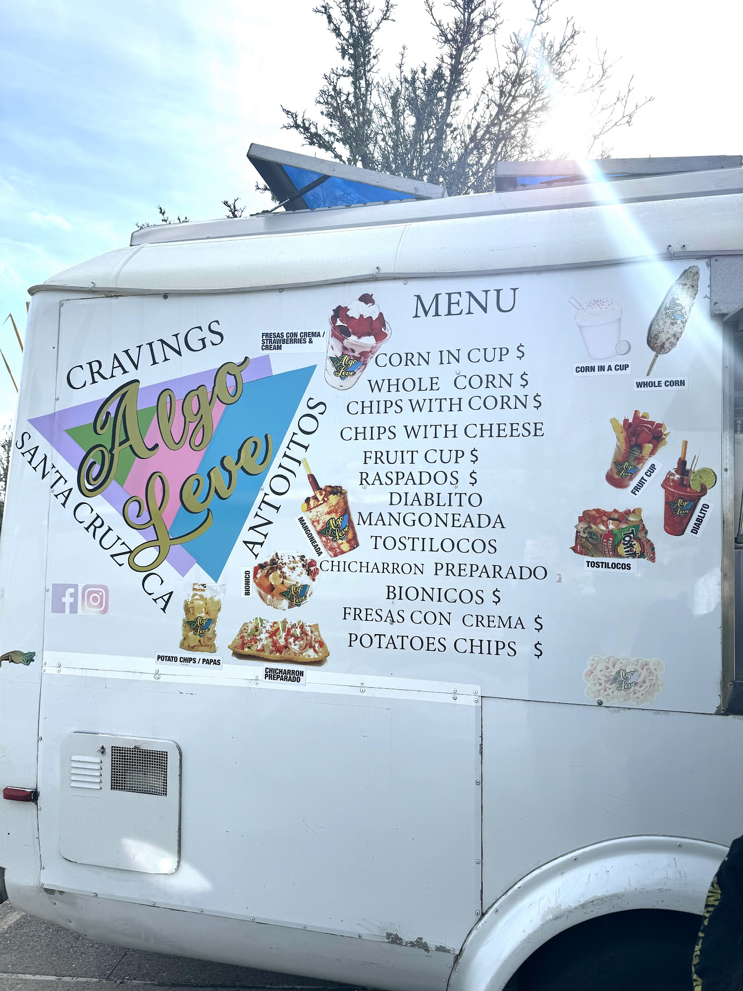 Antojitos Algo Leve Menu