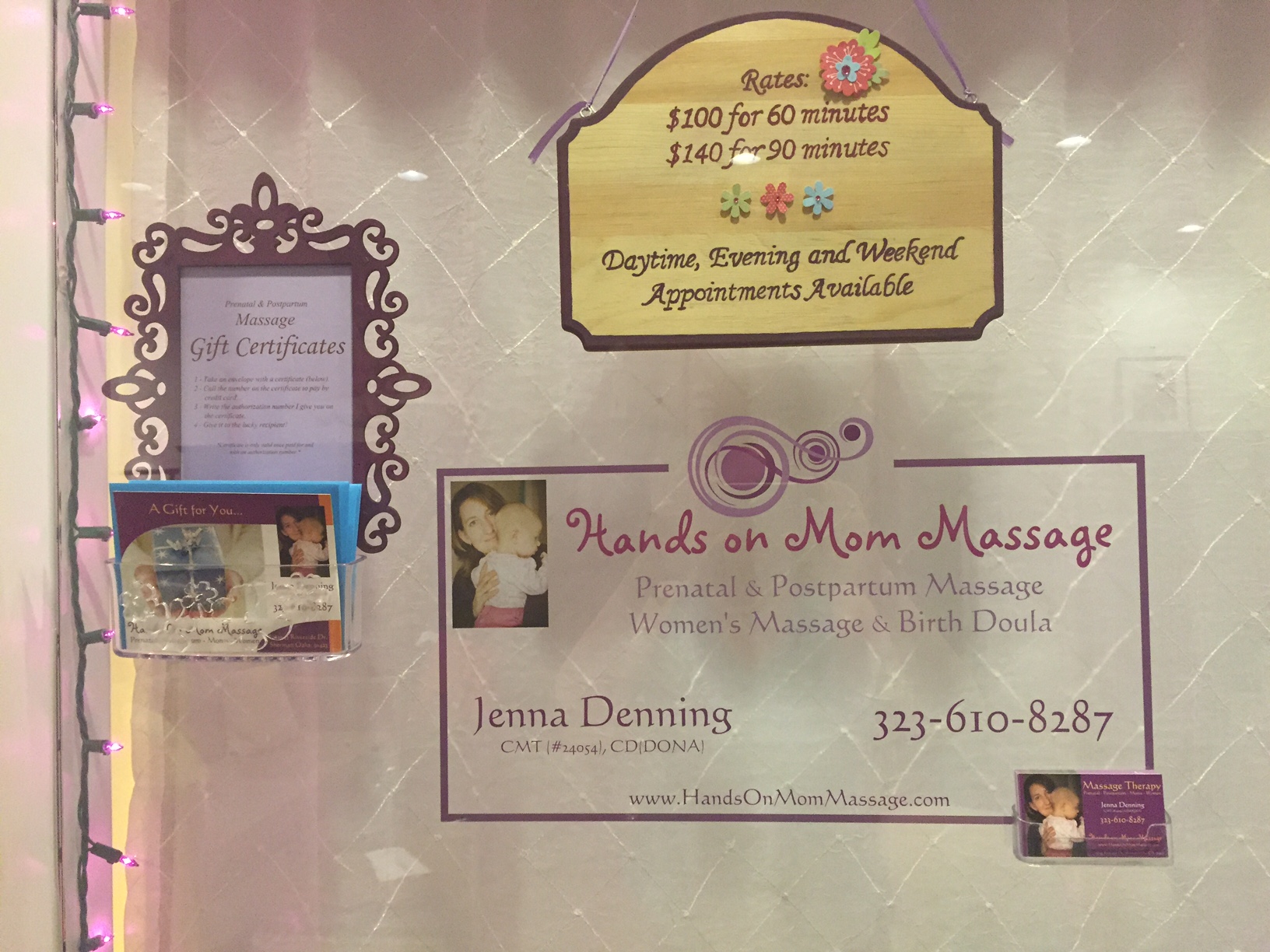 Hands On Mom Massage - Jenna Denning