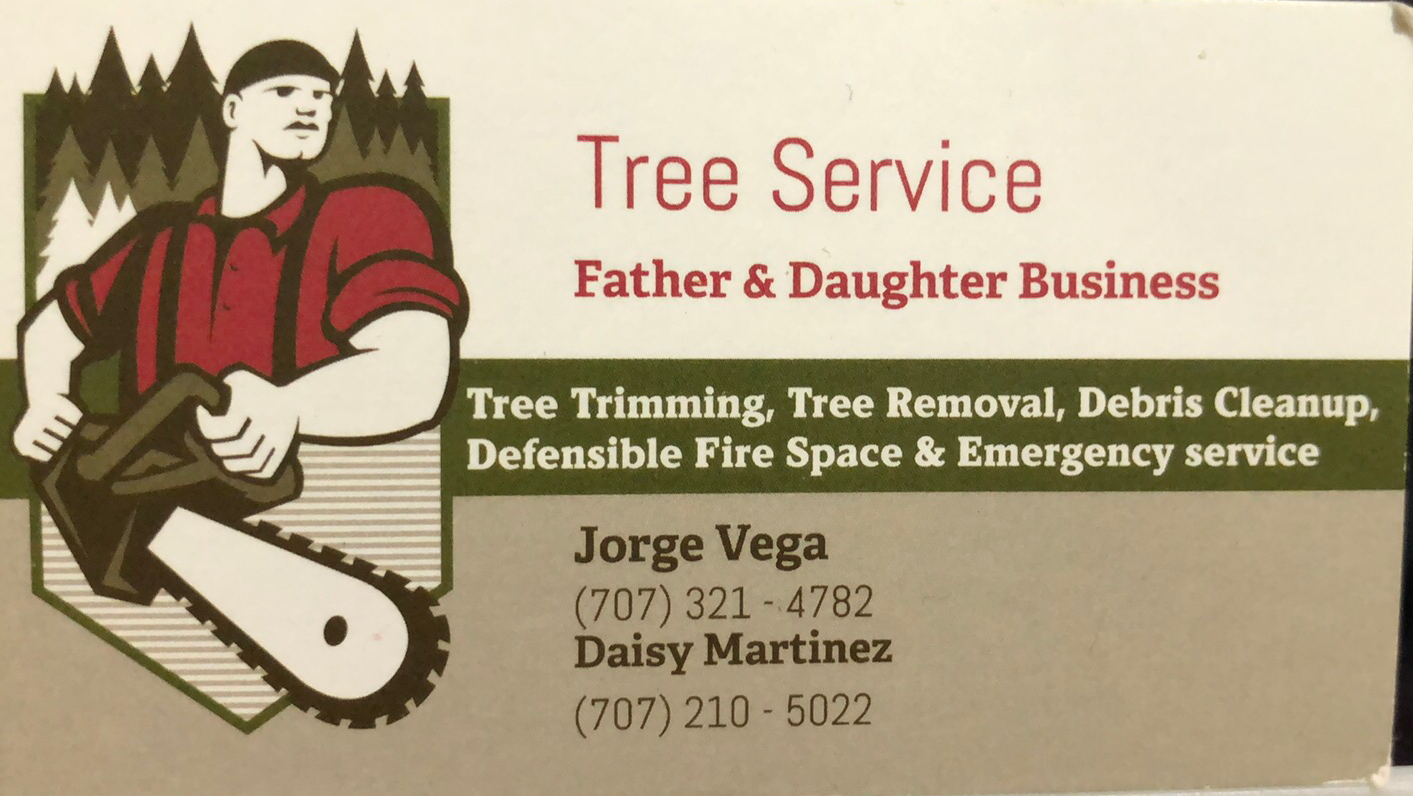 Tree Service Father and Daughter